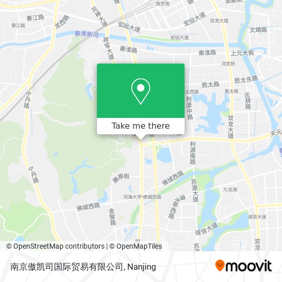 南京傲凯司国际贸易有限公司 map