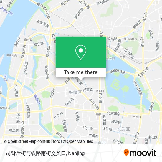 司背后街与铁路南街交叉口 map