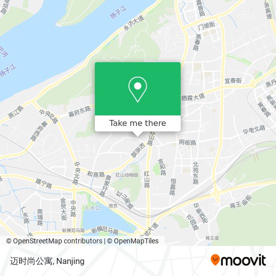 迈时尚公寓 map
