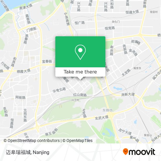 迈皋瑞福城 map