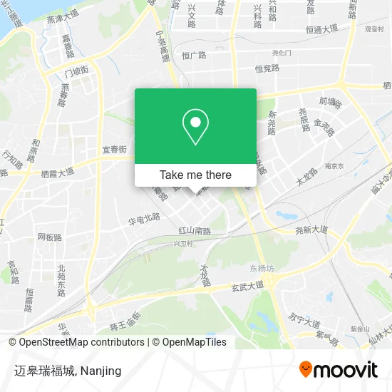 迈皋瑞福城 map