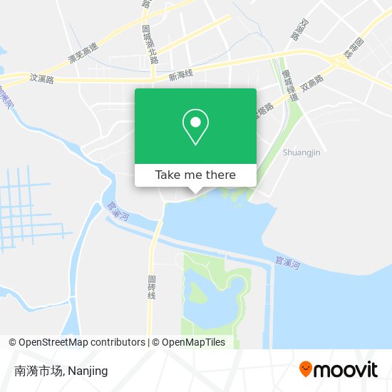 南漪市场 map