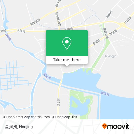 星河湾 map