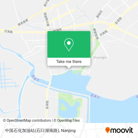 中国石化加油站(石臼湖南路) map