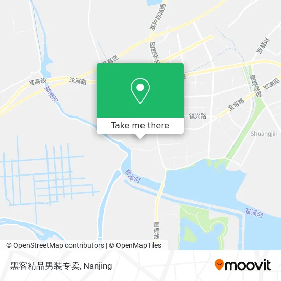 黑客精品男装专卖 map