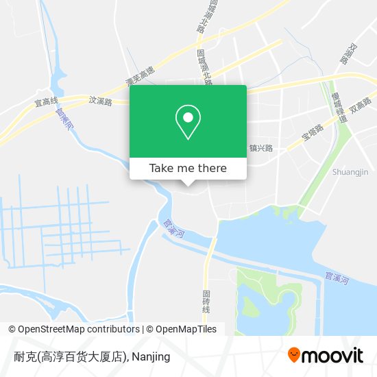 耐克(高淳百货大厦店) map