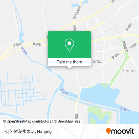 创艺鲜花水果店 map