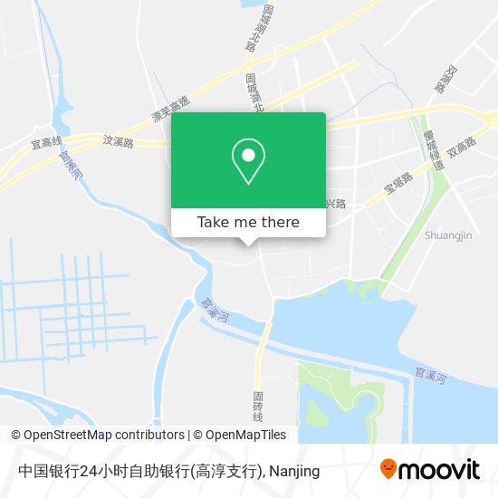 中国银行24小时自助银行(高淳支行) map