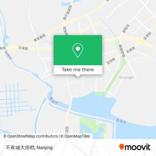 不夜城大排档 map