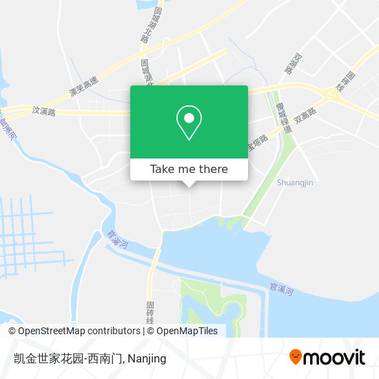 凯金世家花园-西南门 map