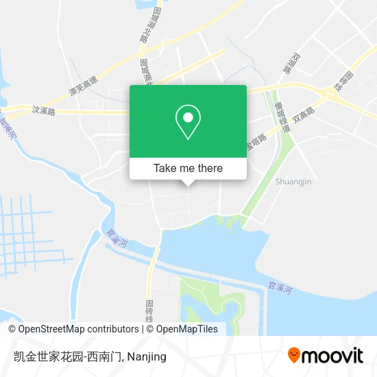 凯金世家花园-西南门 map