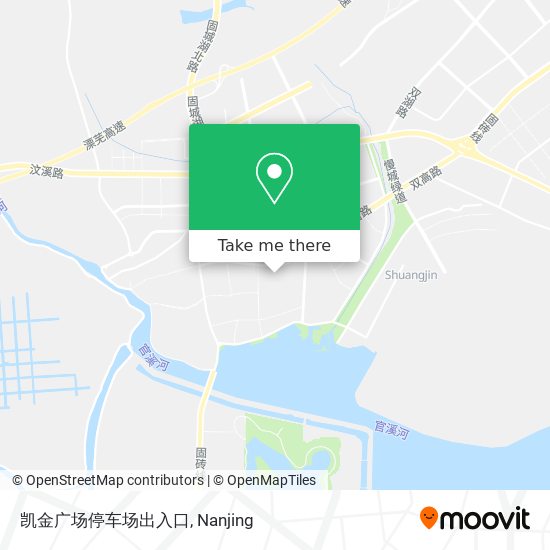 凯金广场停车场出入口 map