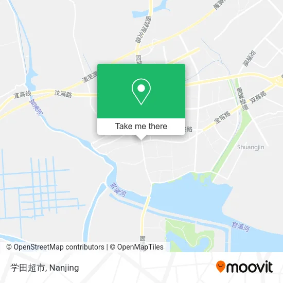 学田超市 map