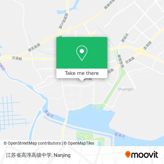 江苏省高淳高级中学 map