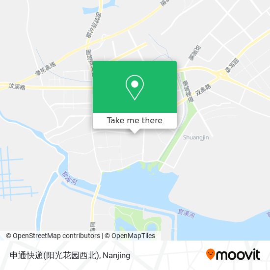 申通快递(阳光花园西北) map