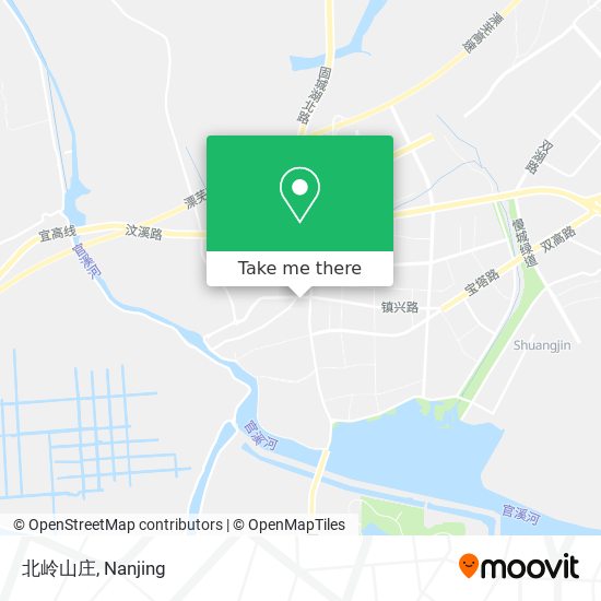 北岭山庄 map
