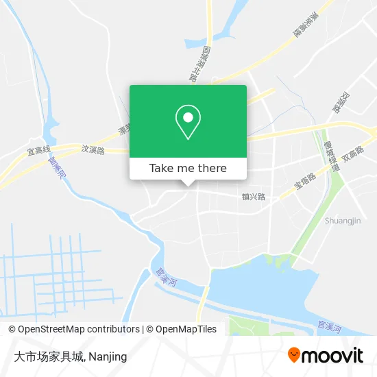 大市场家具城 map