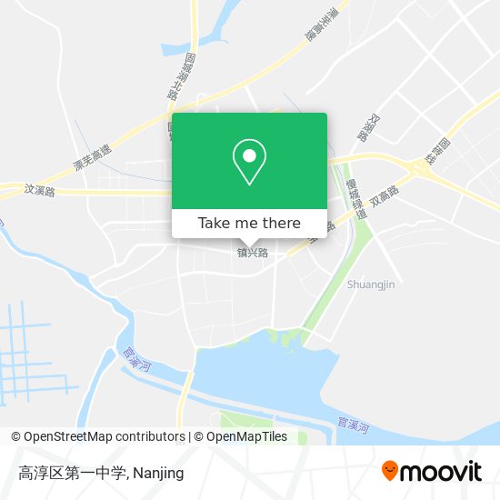 高淳区第一中学 map