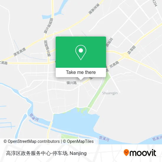 高淳区政务服务中心-停车场 map