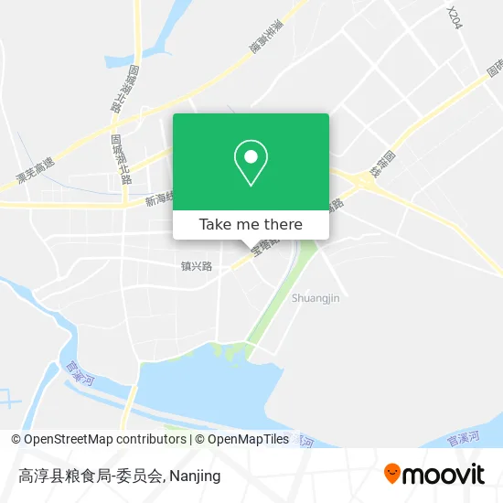 高淳县粮食局-委员会 map