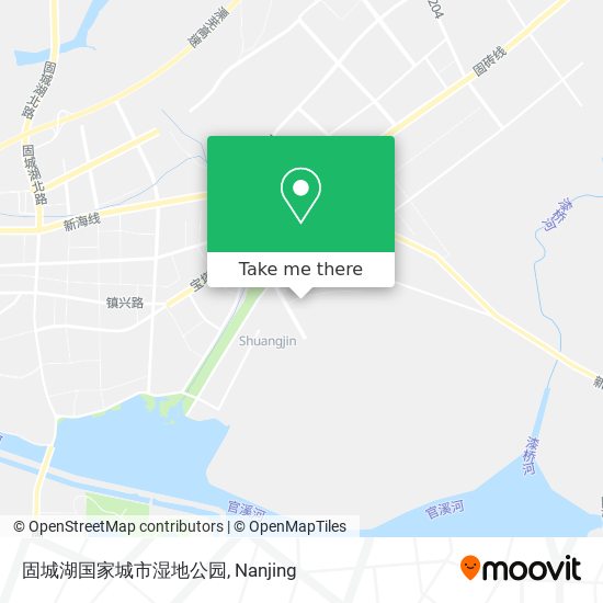 固城湖国家城市湿地公园 map