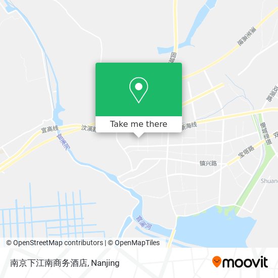 南京下江南商务酒店 map