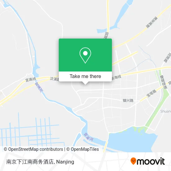 南京下江南商务酒店 map