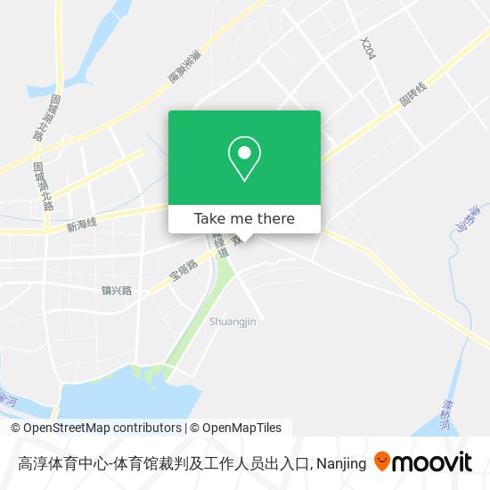 高淳体育中心-体育馆裁判及工作人员出入口 map
