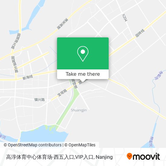 高淳体育中心体育场-西五入口,VIP入口 map