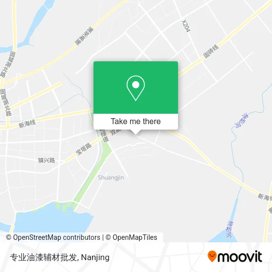 专业油漆辅材批发 map