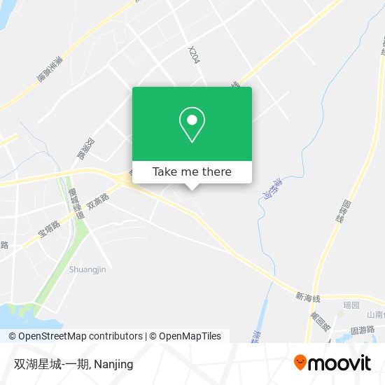 双湖星城-一期 map