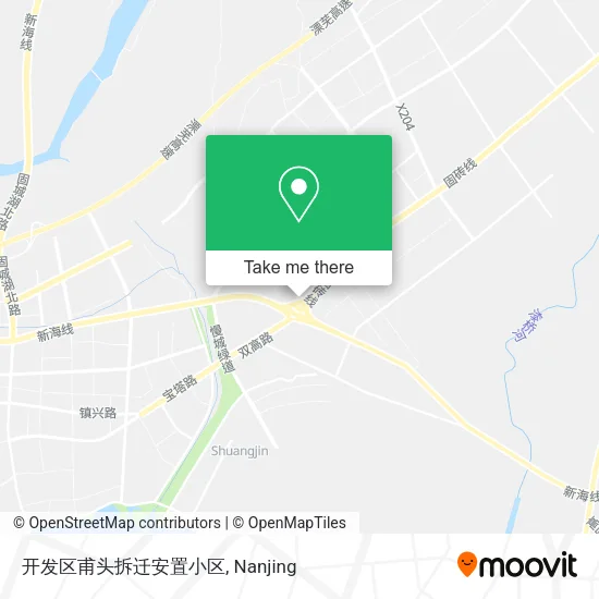 开发区甫头拆迁安置小区 map
