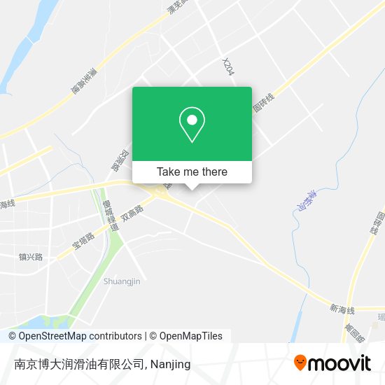 南京博大润滑油有限公司 map