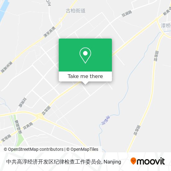 中共高淳经济开发区纪律检查工作委员会 map