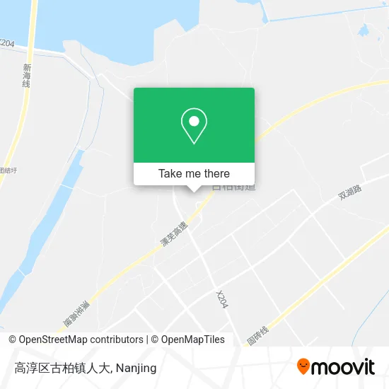 高淳区古柏镇人大 map