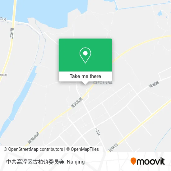 中共高淳区古柏镇委员会 map