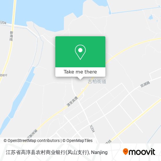 江苏省高淳县农村商业银行(凤山支行) map