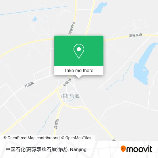 中国石化(高淳双牌石加油站) map