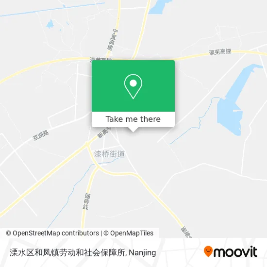 溧水区和凤镇劳动和社会保障所 map