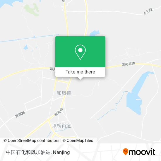 中国石化和凤加油站 map
