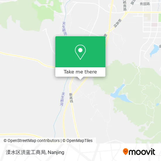 溧水区洪蓝工商局 map