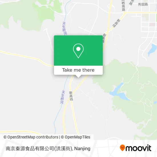 南京秦源食品有限公司(洪溪街) map