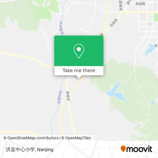 洪蓝中心小学 map