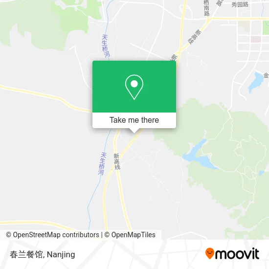 春兰餐馆 map