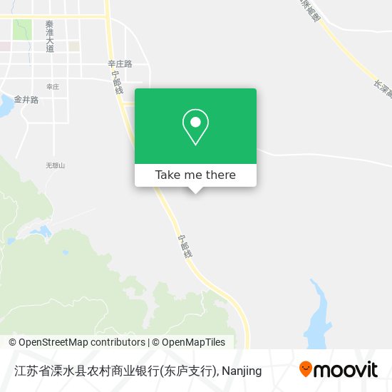 江苏省溧水县农村商业银行(东庐支行) map