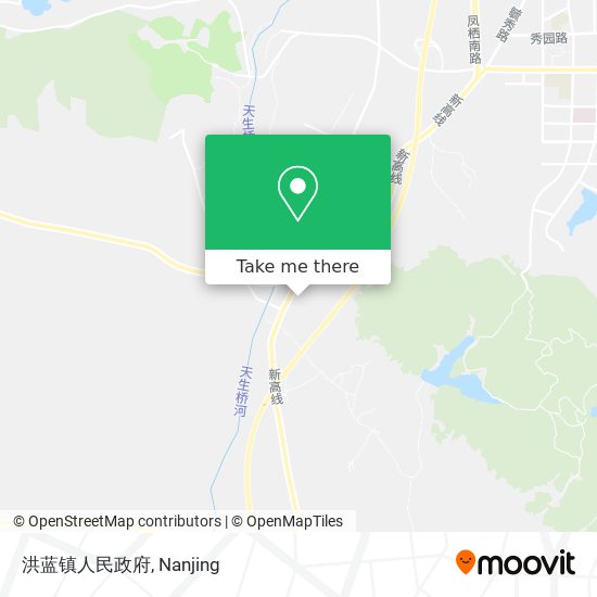 洪蓝镇人民政府 map