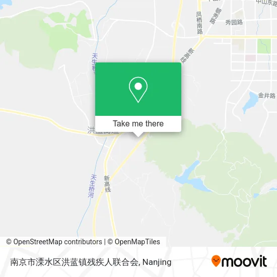 南京市溧水区洪蓝镇残疾人联合会 map