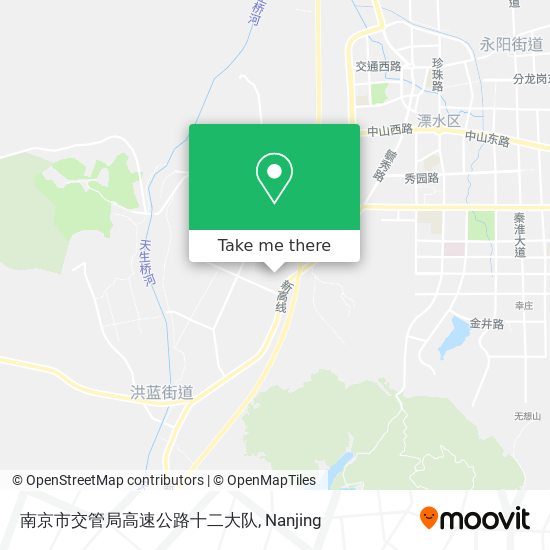 南京市交管局高速公路十二大队 map
