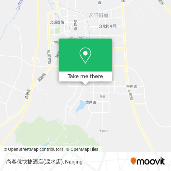 尚客优快捷酒店(溧水店) map
