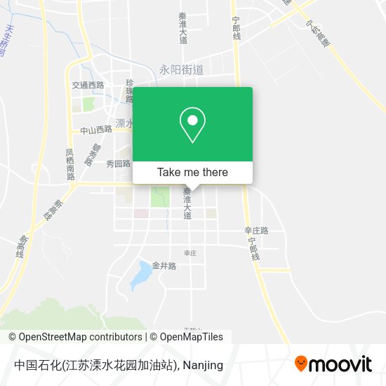 中国石化(江苏溧水花园加油站) map